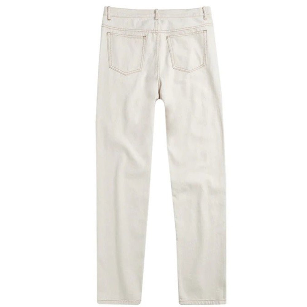 A.p.c Mens Martin Straight Leg Jeans Cream - A.p.cJeans