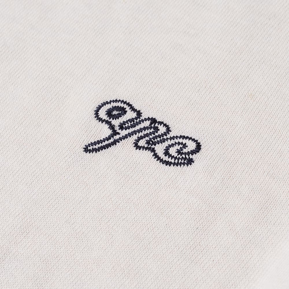 A.p.c Mens Otis Logo Crew Neck Cream - A.p.cKnitwear