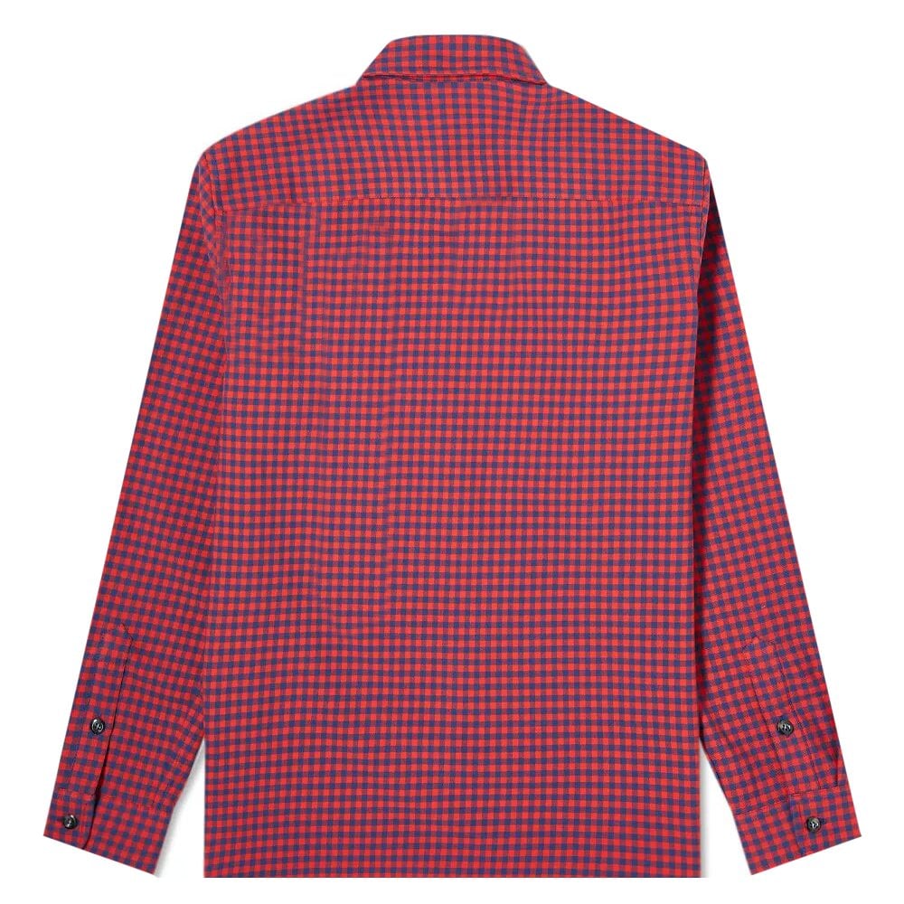 A.P.C. Men&#39;s Red Check Jules Shirt Red - A.p.cShirts