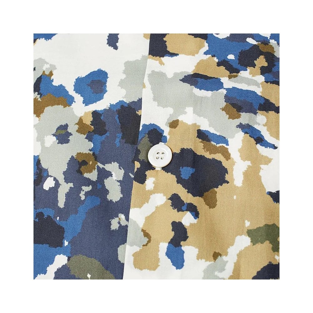 A.P.C Men&#39;s Slim Fit Chemisette Leandre Shirt Multicoloured - A.p.cShirts