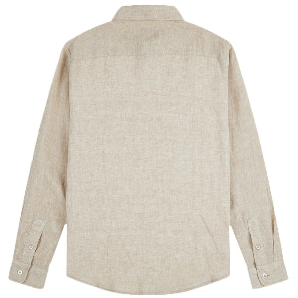 A.p.c Mens Vincent Logo Shirt Beige - A.p.cShirts