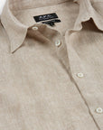 A.p.c Mens Vincent Logo Shirt Beige - A.p.cShirts