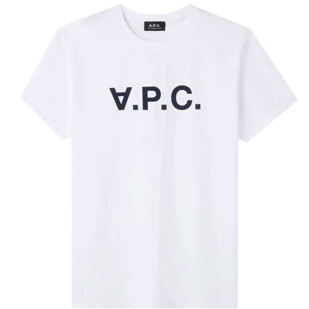 A.P.C Men&#39;s V.P.C Logo T-shirt White - A.p.cT-Shirts