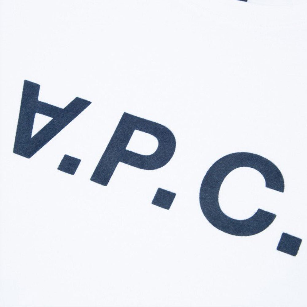 A.P.C Men&#39;s V.P.C Logo T-shirt White - A.p.cT-Shirts