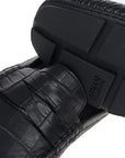 Armani Collezioni Men's Leather Loafers Black - Armani CollezioniShoes