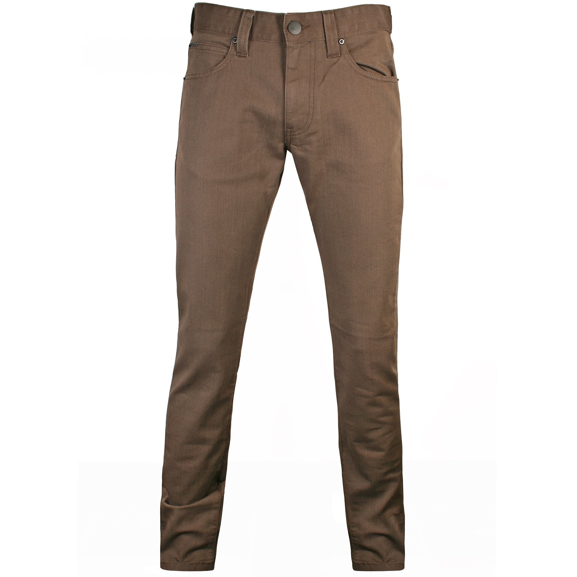 Armani Collezioni Men&#39;s Slim Fit J06 Jeans Brown - Armani CollezioniJeans