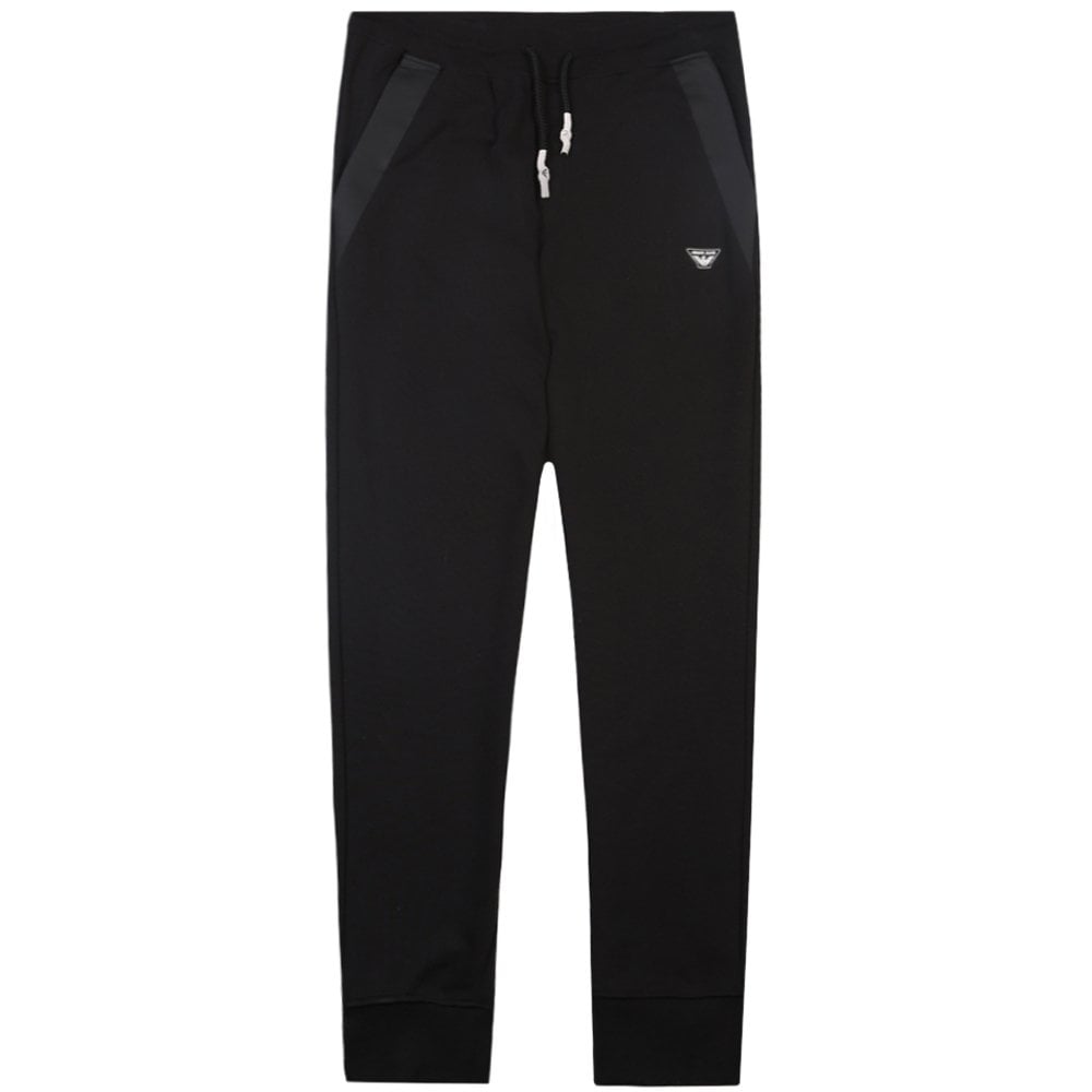 Armani Jeans Men&#39;s Classic Fit Joggers Black - Armani JeansSweat Pants