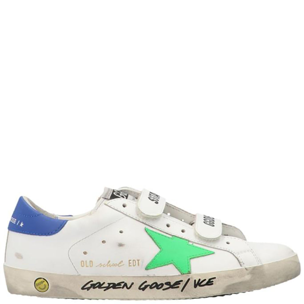 Golden Goose Unisex Old School Leather Sneakers White