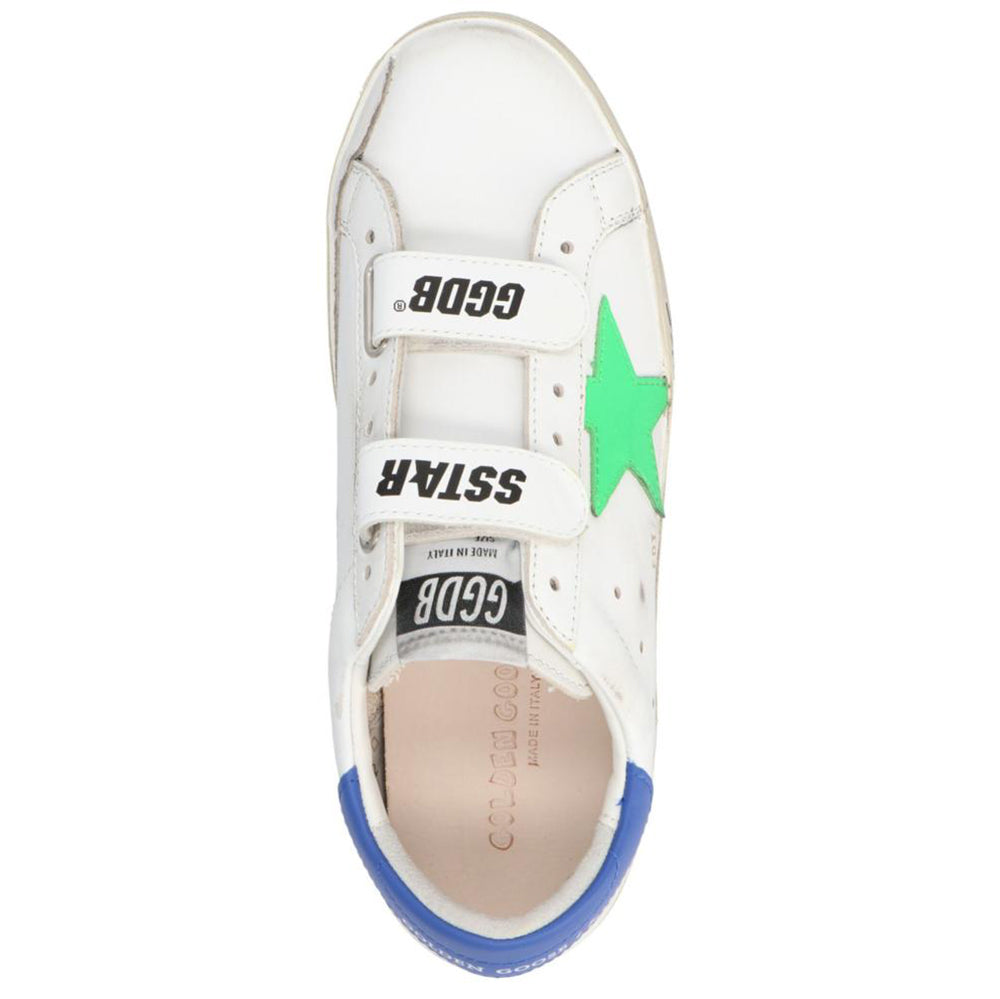 Golden Goose Unisex Old School Leather Sneakers White