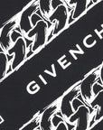 Givenchy Girls Chain Print Skirt Black