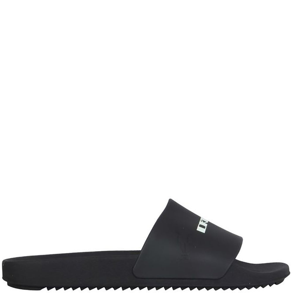 Rick Owens&#39; Men&#39;s DRKSHDW Logo Printed Slides Black