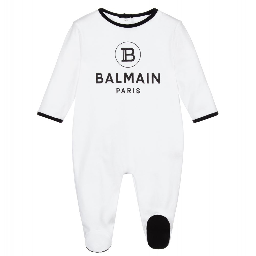 Balmain Babies 3 Piece Babygrow Set White - Balmain KidsBabygrows
