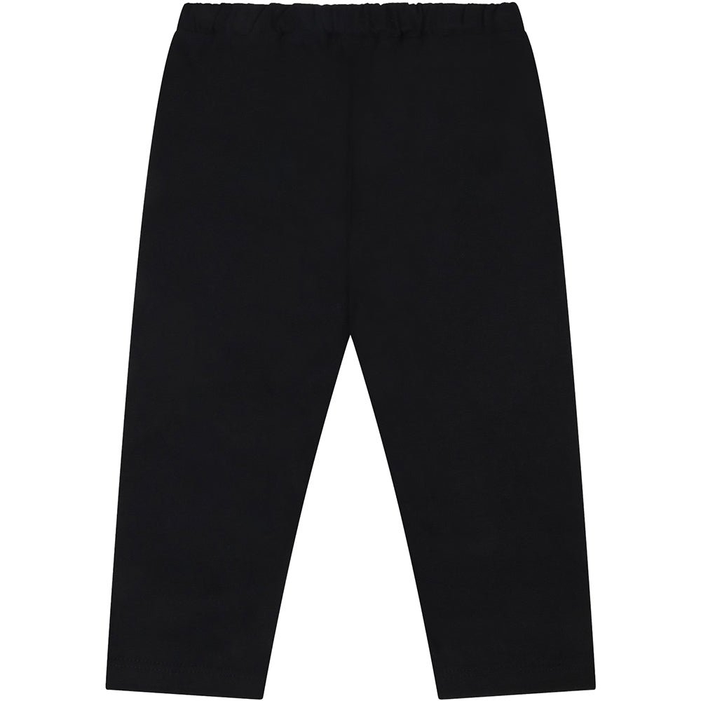 Balmain Baby Girls Golden Logo Leggings Black - Balmain KidsLeggings