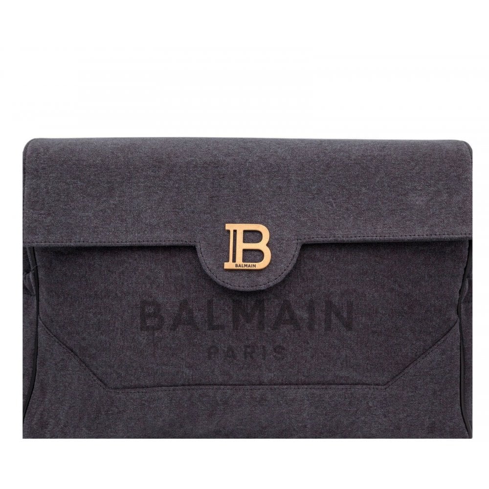 Balmain Baby Unisex Dark Grey Changing Bag - Balmain KidsChanging Bags