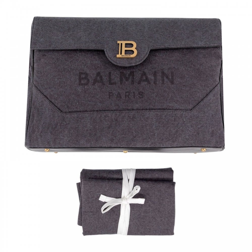 Balmain Baby Unisex Dark Grey Changing Bag - Balmain KidsChanging Bags