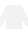 Balmain Babys Unisex Long Sleeve Top White - Balmain KidsT-shirts