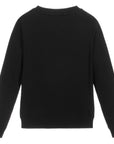 Balmain Boys 3d Logo Sweatshirt Black - Balmain KidsSweaters