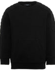 Balmain Boys Back Logo Sweater Black - Balmain KidsSweaters