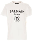 Balmain Boys Classic Logo T-shirt White - Balmain KidsT-shirts