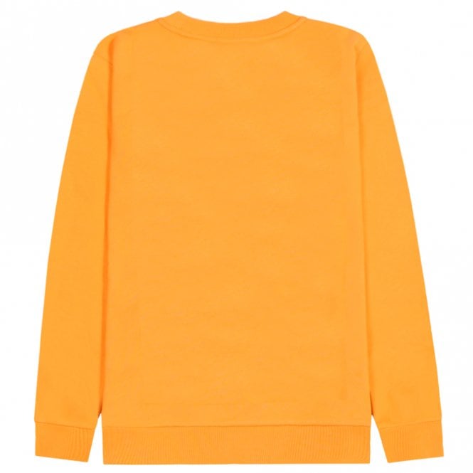 Balmain Boys Embossed Logo Sweatshirt Orange - Balmain KidsSweaters