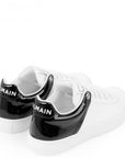 Balmain Boys Leather Trainers White - Balmain KidsSneakers