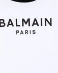 Balmain Boys Logo Cotton T-Shirt White - Balmain KidsT-shirts