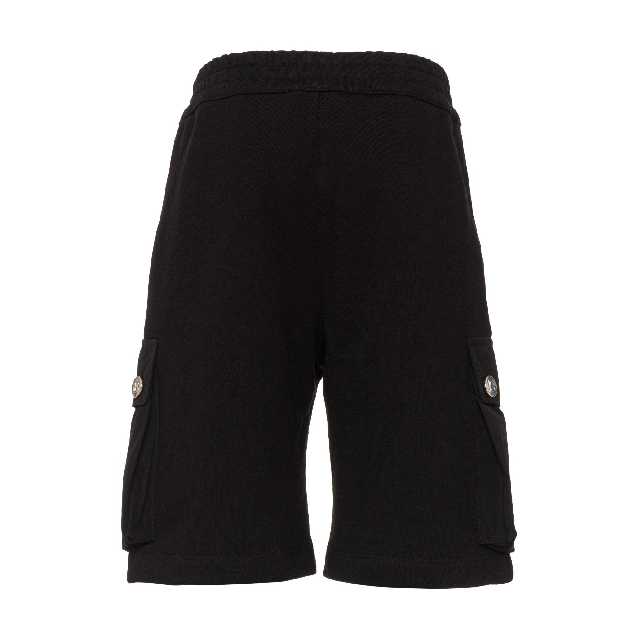 Balmain Boys Logo Embroidered Shorts Black - Balmain KidsShorts