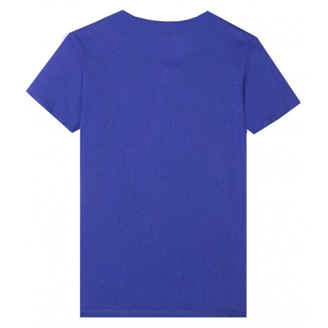 Balmain Boys Logo T-shirt Blue - Balmain KidsT-shirts