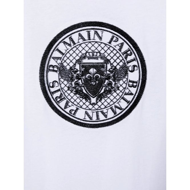 Balmain Boys Logo T-shirt White - Balmain KidsT-shirts