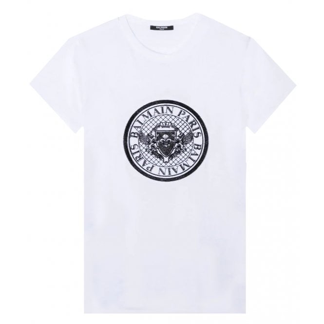 Balmain Boys Logo T-shirt White - Balmain KidsT-shirts