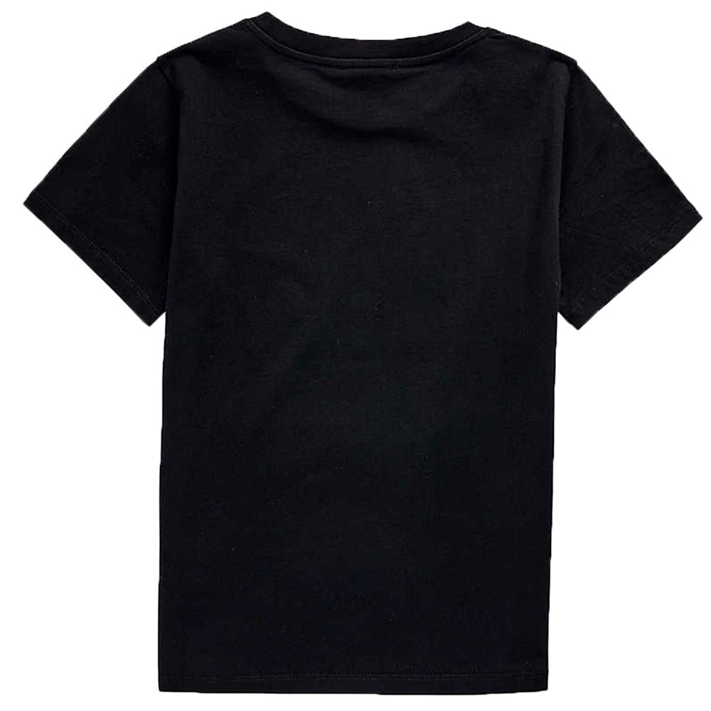 Balmain Boys Silver Tone Logo T-shirt Black - Balmain KidsT-shirts