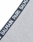 Balmain Boys Tape Logo Joggers Grey - Balmain KidsJoggers