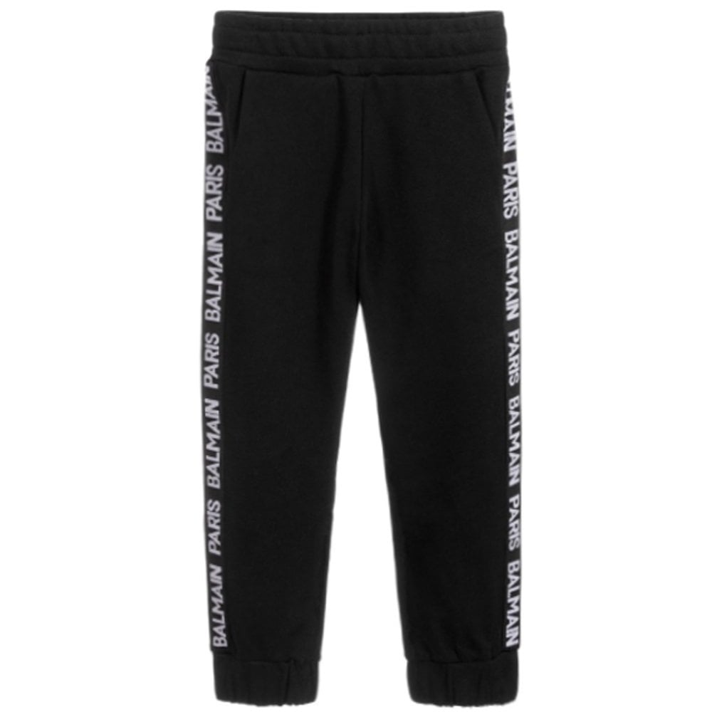 Balmain Boys Tape Logo Joggers - Balmain KidsJoggers