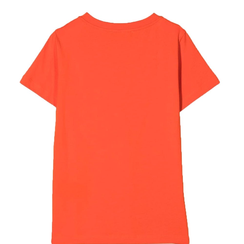 Balmain Classic Logo T-shirt Orange - Balmain KidsT-shirts