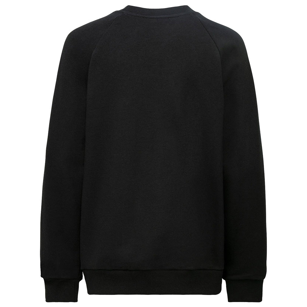 Balmain Girls Diamante Logo Sweatshirt Black - Balmain KidsSweaters