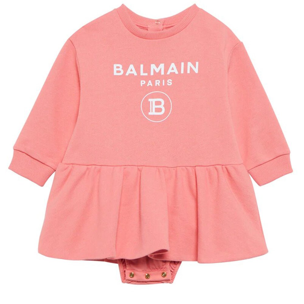 Balmain Girls Dress Pink - Balmain KidsDresses