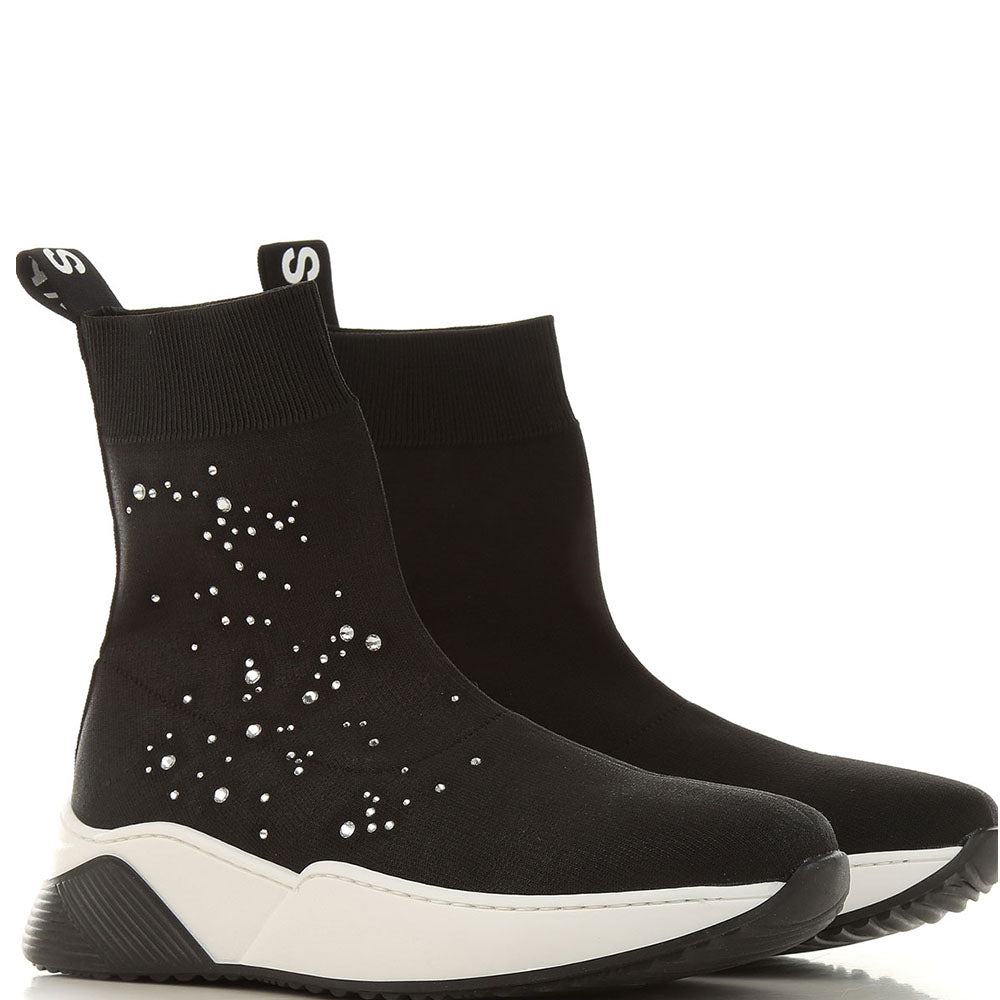 Balmain Girls Embellished Slip on Sneakers Black - Balmain KidsSneakers