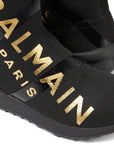 Balmain Girls Logo Sock Sneakers Black - Balmain KidsSneakers