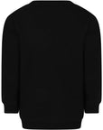 Balmain Girls Logo Sweater Black - Balmain KidsSweaters