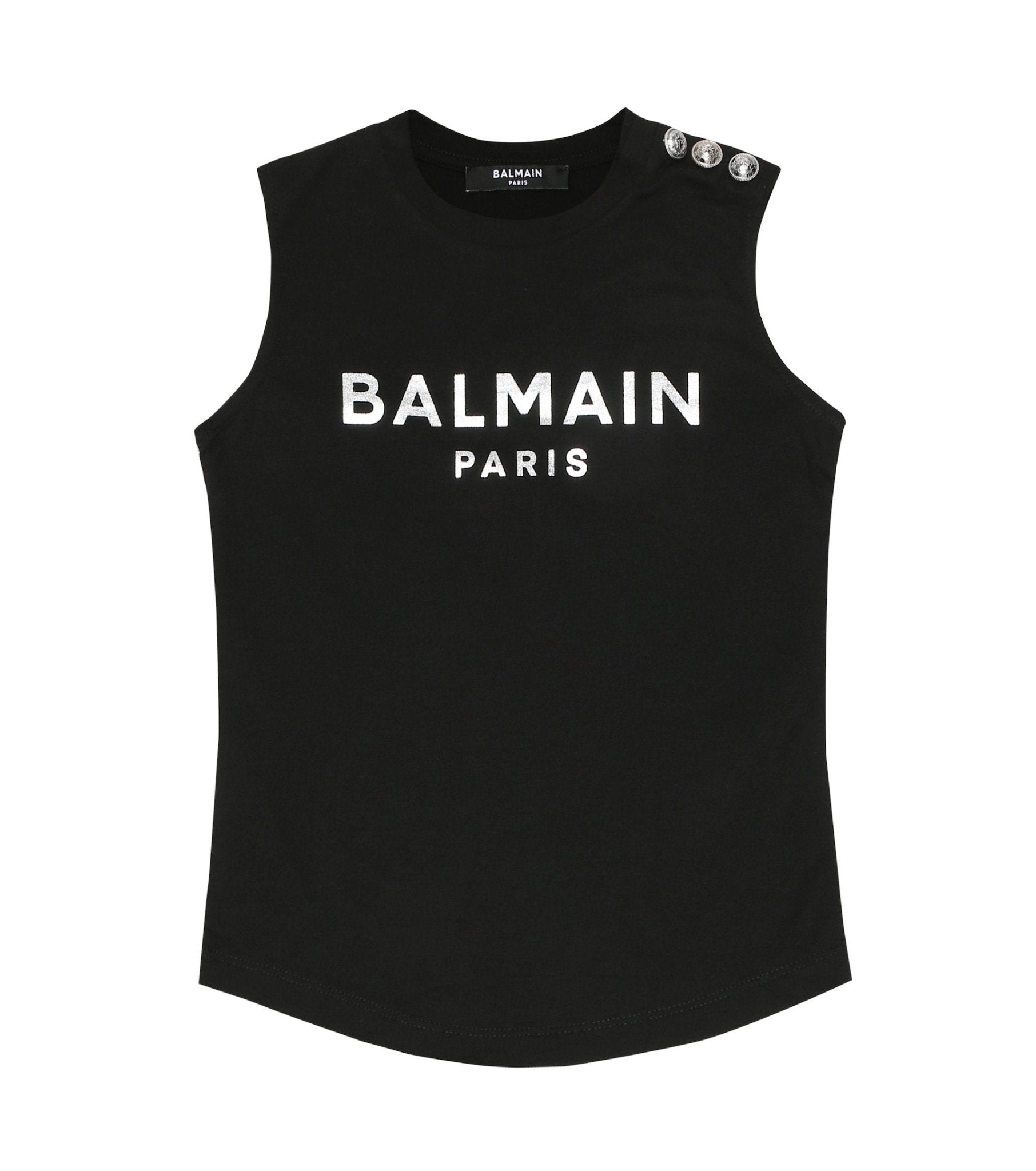 Balmain Girls Logo Vest Black - Balmain KidsVests