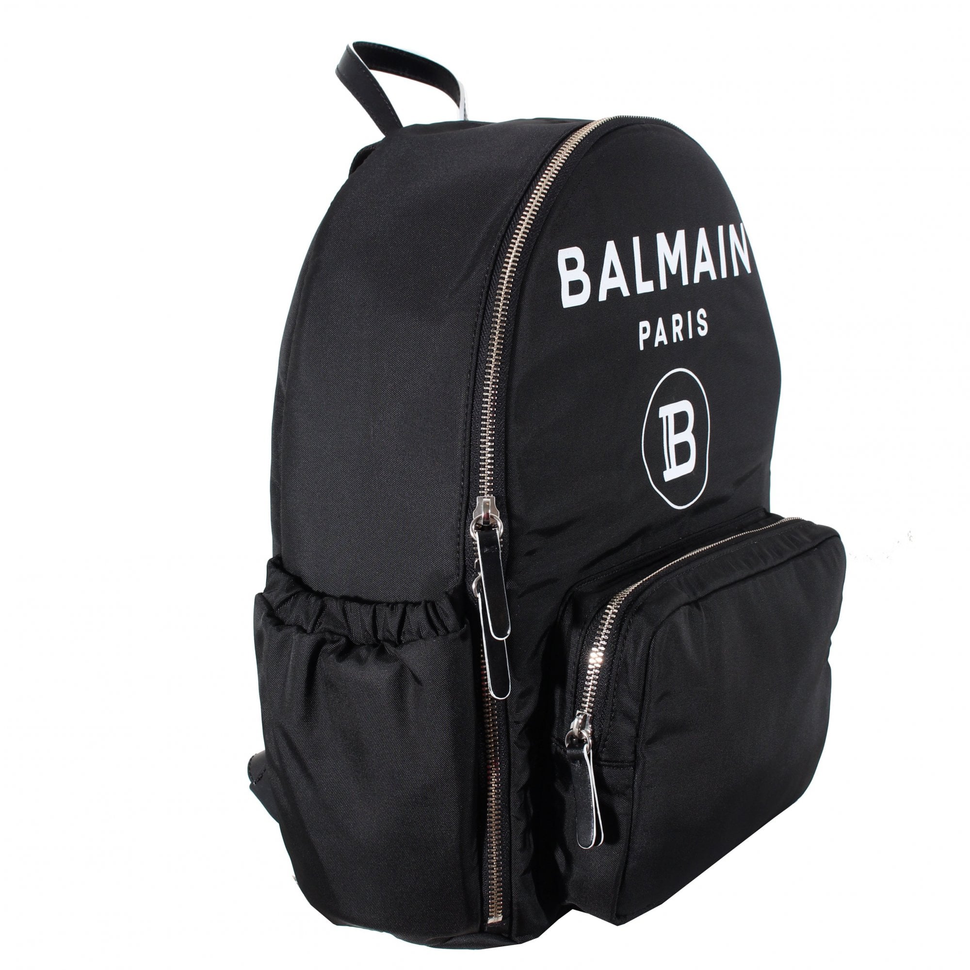 Balmain Kids Logo Backpack Black - Balmain KidsBackpacks