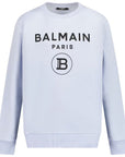 Balmain Kids Unisex Logo Sweater Blue - Balmain KidsSweaters
