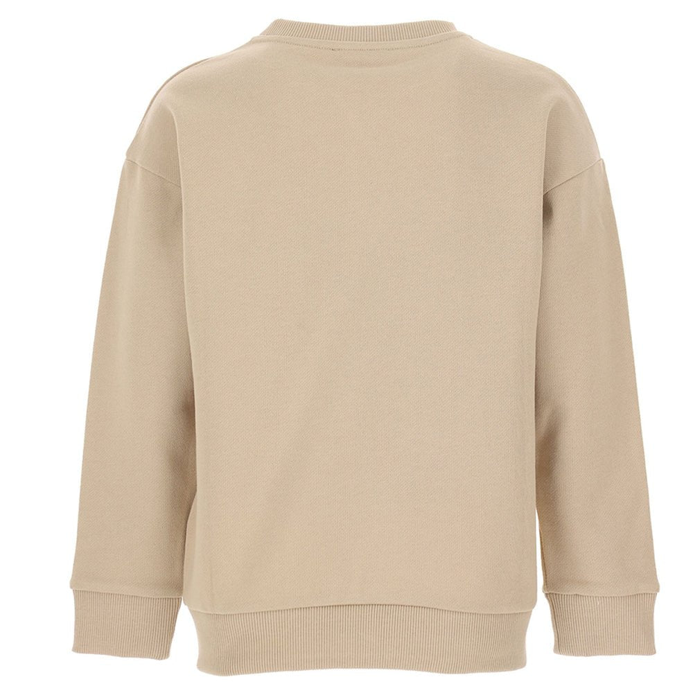 Balmain Logo Jumper Beige - Balmain KidsSweaters