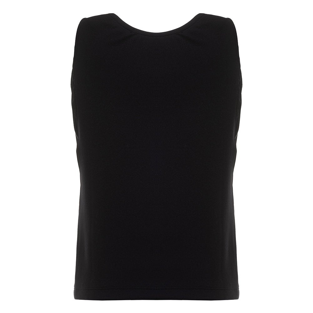 Balmain Logo Print Sleeveless Top Black - Balmain KidsVests