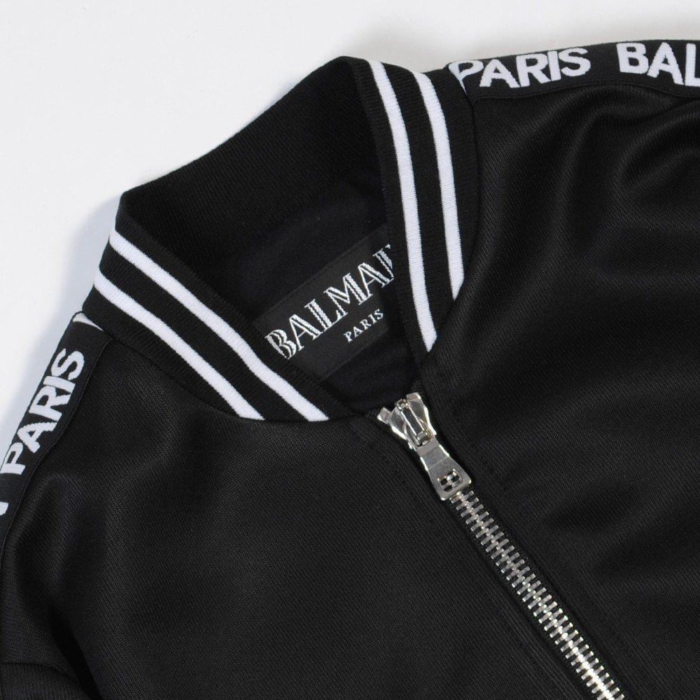 Balmain Paris Boys Bomber Jacket Black - Balmain KidsCoats & Jackets