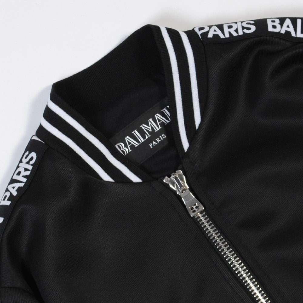 Balmain Paris Boys Bomber Jacket Black - Balmain KidsCoats &amp; Jackets