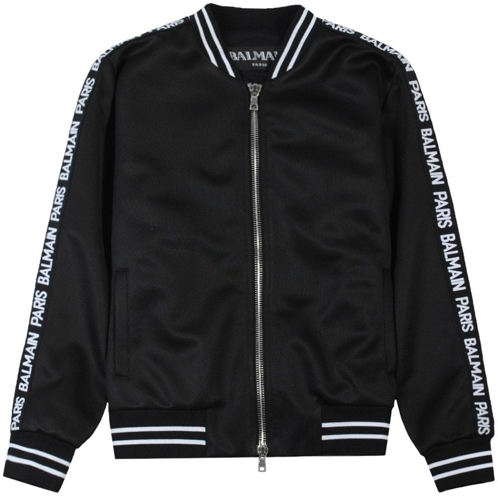 Balmain Paris Boys Bomber Jacket Black - Balmain KidsCoats & Jackets