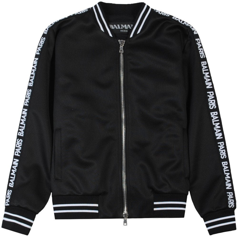 Balmain Paris Boys Bomber Jacket Black - Balmain KidsCoats &amp; Jackets