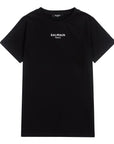 Balmain Paris Boys Logo T-shirt Black - Balmain KidsT-shirts