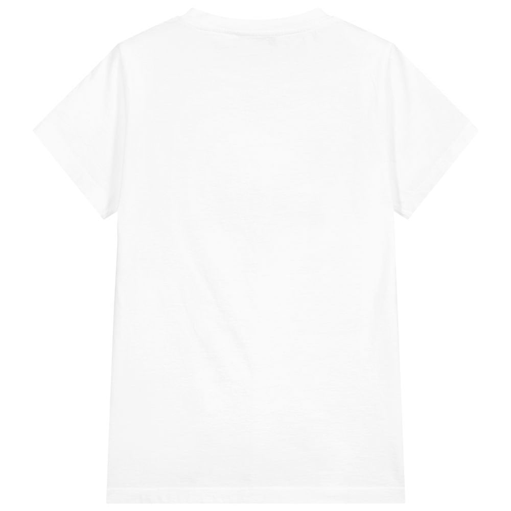 Balmain Paris Boys Logo T-shirt White - Balmain KidsT-shirts